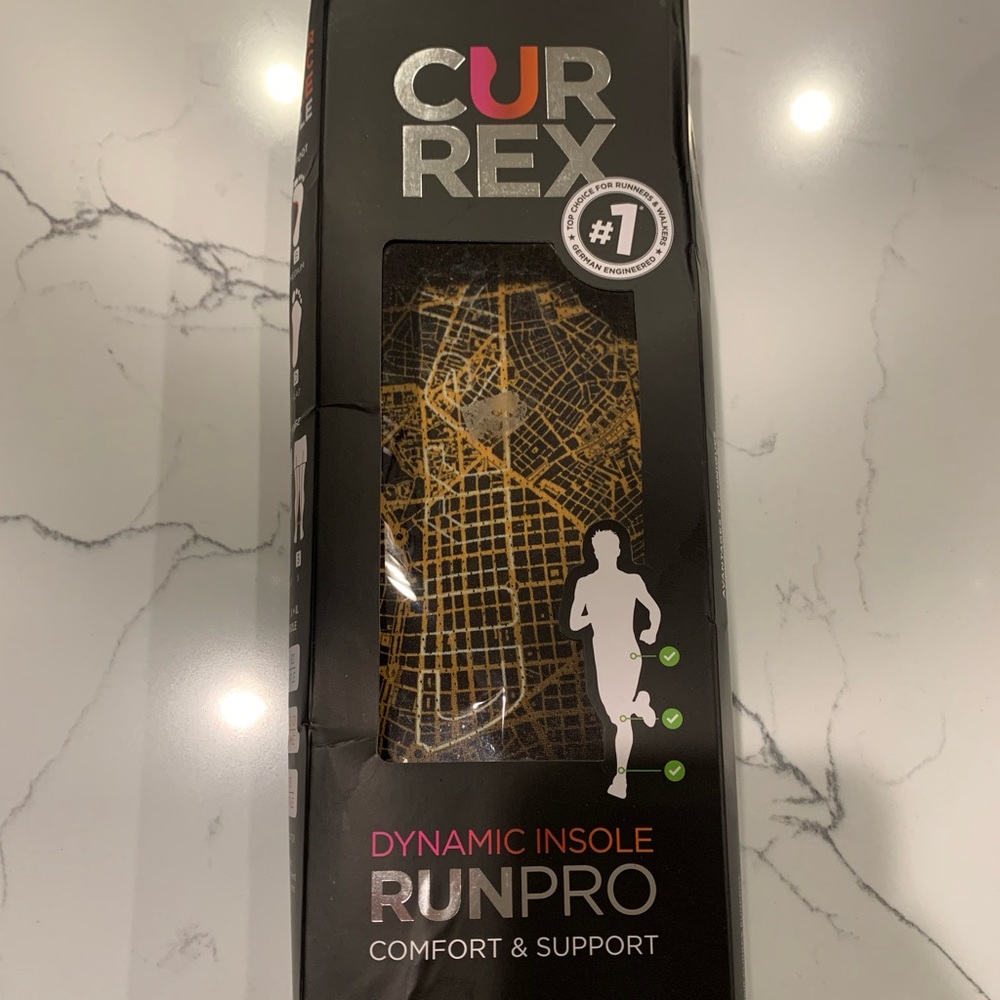 Currex Dynamic Insole RunPro Comfort & Support, Med Profile, M Size